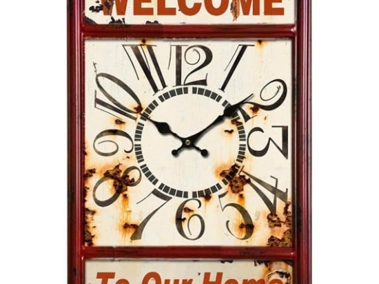 Ρολόι Τοίχου "WELCOME"