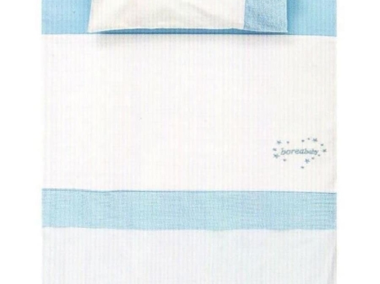Σετ Σεντόνια Bebe Colorful 120x170 - 30x40 Μπλε