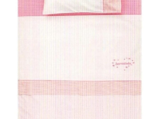 Σετ Σεντόνια Bebe Colorful 120x170 - 30x40 Ροζ