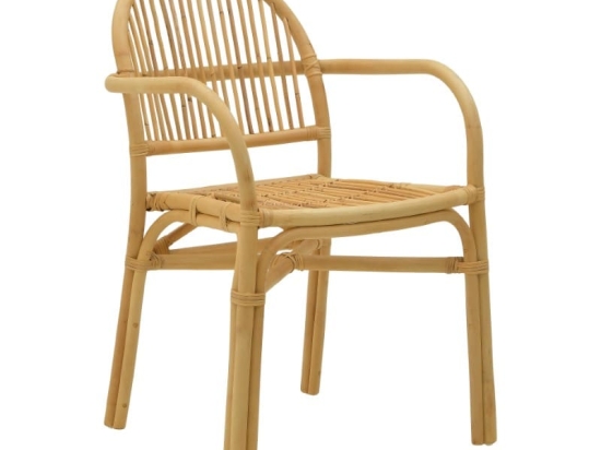 Πολυθρόνα Drein Inart φυσικό rattan 56x56x84εκ