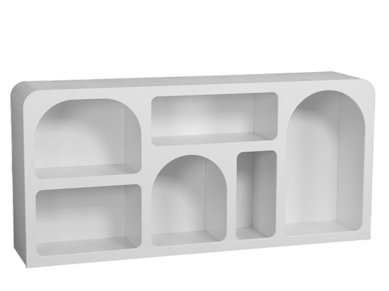 Μπουφές Farn Inart λευκό ξύλο 160x34x75εκ