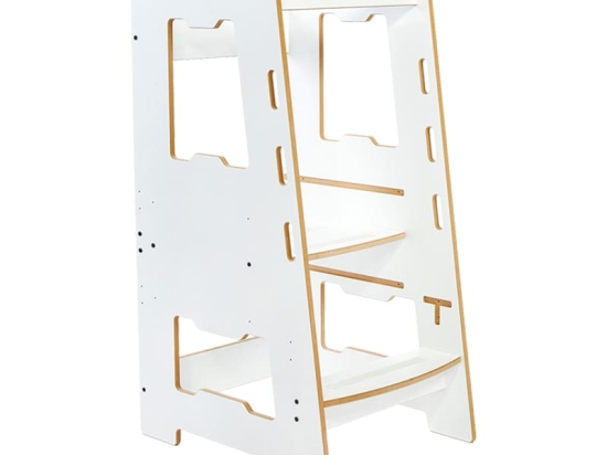 Πύργος εκμάθησης Farsene pakoworld λευκό mdf 40x50x90εκ
