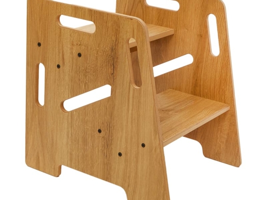 Πύργος εκμάθησης Steppy pakoworld φυσικό mdf 34x39x39εκ