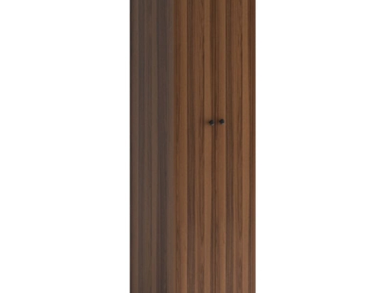 Ντουλάπι-στήλη Aries pakoworld 18 ζευγών καρυδί 58x38x180εκ