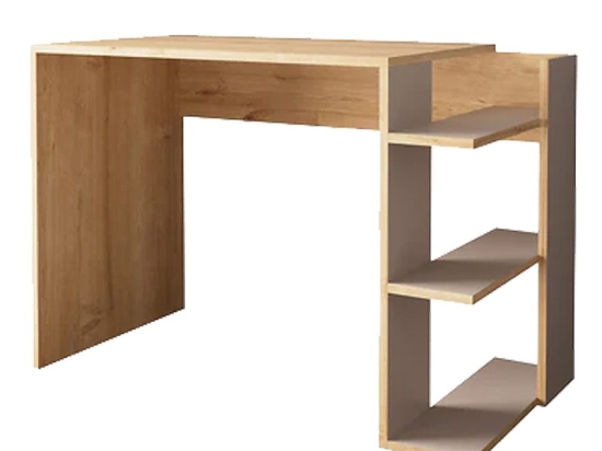 Γραφείο εργασίας Toska pakoworld σε oak- sandstone απόχρωση 114x56x76εκ