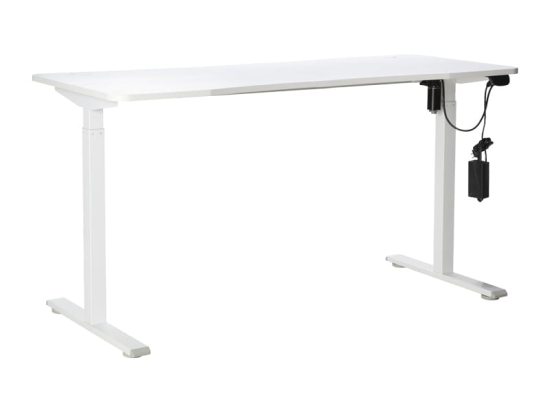Γραφείο ηλεκτρικό Jingui pakoworld λευκό 140x60x72-117εκ