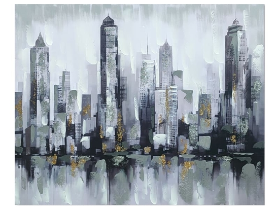 Πίνακας σε καμβά Towny Inart 100x3x70εκ