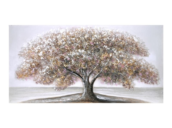 Πίνακας σε καμβά Forestree II Inart 120x3x60εκ