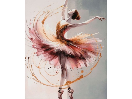 Πίνακας σε καμβά Dancito I Inart 70x2.5x100εκ
