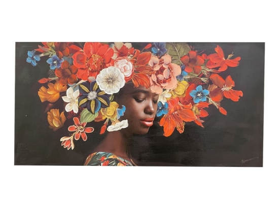 Πίνακας σε καμβά Trady Inart 120x3x60εκ