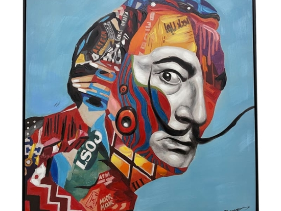 Πίνακας σε καμβά με πλαίσιο Eyelo Inart 80x3.5x80εκ