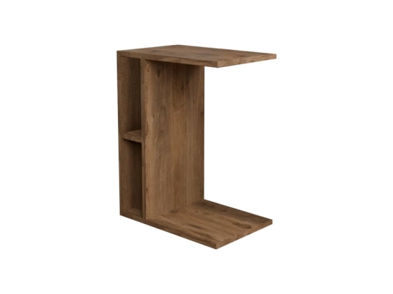 Βοηθητικό τραπέζι Boner pakoworld oak μελαμίνης 45x29.5x61εκ