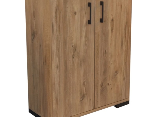 Ντουλάπι Yven pakoworld oak μελαμίνης 65x32x83εκ