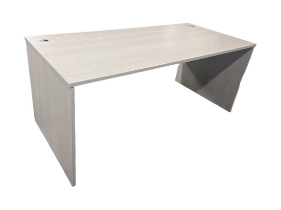 Γραφείο εργασίας Armadi pakoworld σε sonoma-λευκή απόχρωση 160x80x75εκ