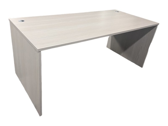 Γραφείο εργασίας Armadi pakoworld σε sonoma-λευκή απόχρωση 180x80x75εκ