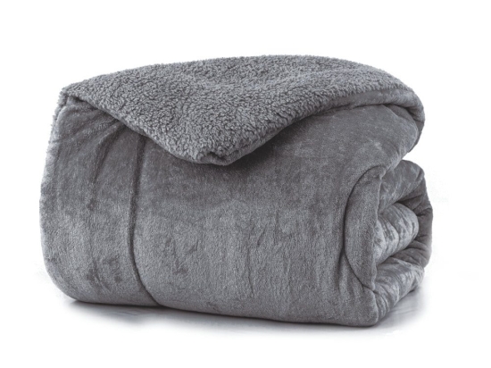 Borea Κουβερτοπάπλωμα Cozy Μονό 160 x 220 cm Γκρι