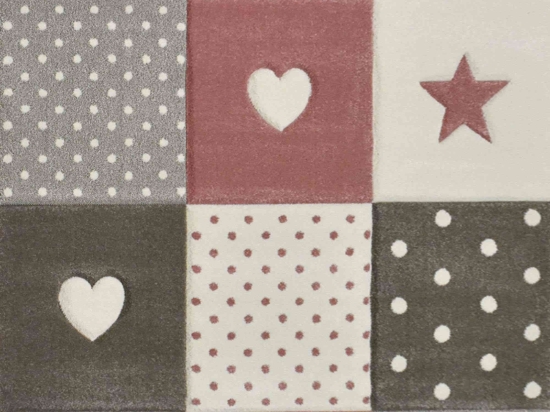 Χαλί Diamond 20339-755 Round Grey-Pink Merinos 160X160 Round
