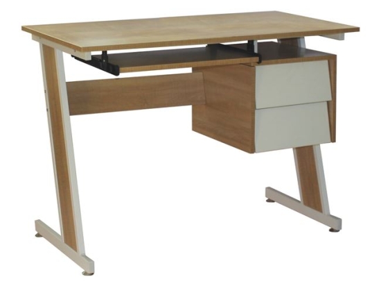 Unit γραφείο σε λευκό χρώμα 105x54x76 εκ