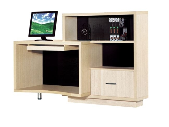 Γραφείο Progress reception σε χρώμα elm black 160x60x110 εκ