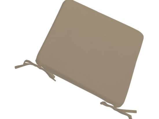 Chair μαξιλάρι καρέκλας μπεζ σκούρο 42x42x3 εκ