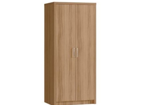Caliber ντουλάπα υπνοδωματίου σε φυσικό χρώμα 80x58x183 εκ 