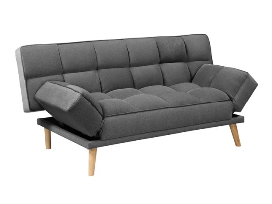 Minimal καναπές κρεβάτι σε γκρι απόχρωση 179x39x87 εκ