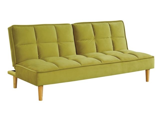 Καναπές κρεβάτι Norte με lime velure 178x88x80 εκ