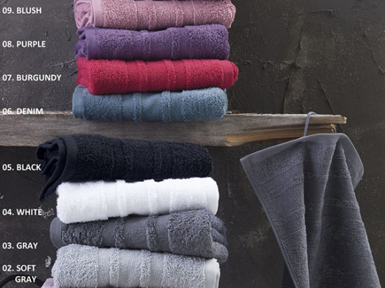Laura πετσέτα soft gray χεριών 30x50 εκ