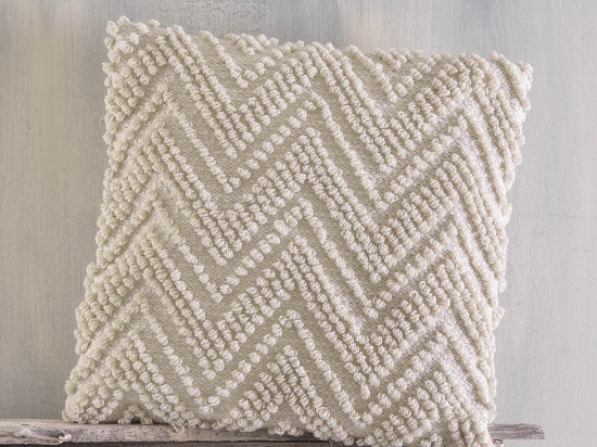 Raffia εκρού μαξιλάρι 45x45 εκ