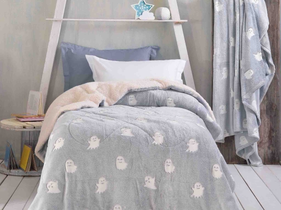 Spooggi κουβέρτα παιδική fleece luminus sherpa 160x220 εκ