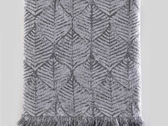 Avani ριχτάρι σε γκρι χρώμα 180x330 εκ