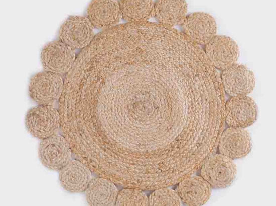 Rattan χαλάκι σε φυσική απόχρωση 70 εκ