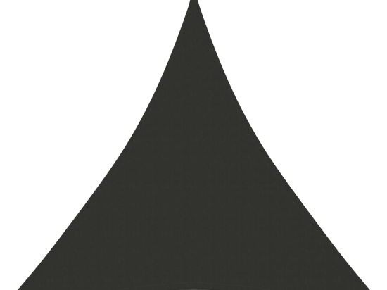 Πανί Σκίασης Τρίγωνο Ανθρακί 4,5x4,5x4,5 μ. από Ύφασμα Oxford