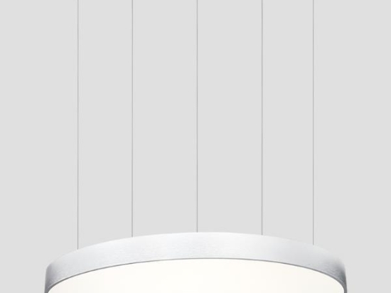 Λευκό κρεμαστό φωτιστικό led 80x120 εκ