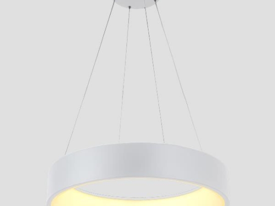 Λευκό φωτιστικό στρογγυλό led 45x150 εκ
