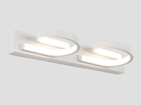 Φωτιστικό μπάνιου led λευκό μεταλλικό 47x17 εκ