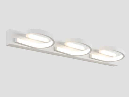 Φωτιστικό μπάνιου led λευκό μεταλλικό 70x17 εκ
