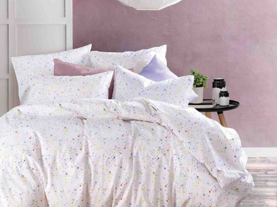 Paint spots σετ σεντόνια nova για μονό στρώμα με λάστιχο 105x205 συν 25 εκ