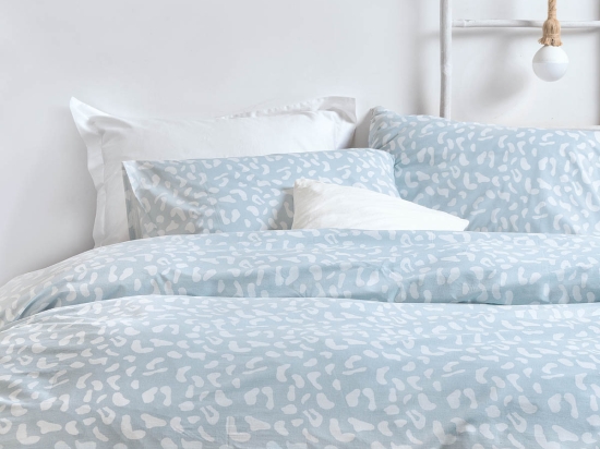 Oliver Diva μπλε σετ παπλωματοθήκη 225x250 εκ