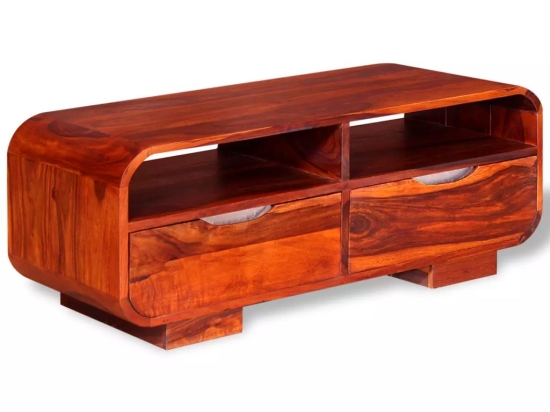 Τραπεζάκι σαλονιού από μασίφ ξύλο sheesham 90x40x35 εκ