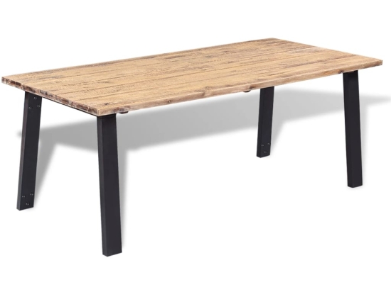 Τραπέζι φαγητού από μασίφ ξύλο ακακίας 170x90x75 εκ