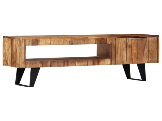 Έπιπλο τηλεόρασης από μασίφ ξύλο sheesham 140x30x40 εκ 