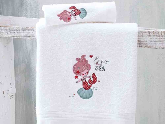 Little mermaid σετ πετσέτες παιδικές 2 τεμαχίων