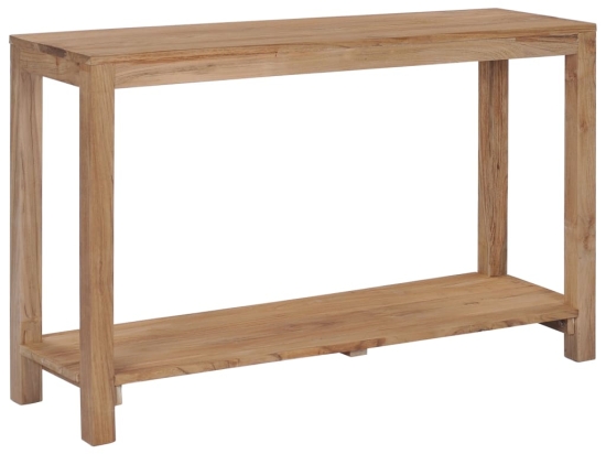 Τραπέζι κονσόλα από μασίφ ξύλο teak 120x35x75 εκ 