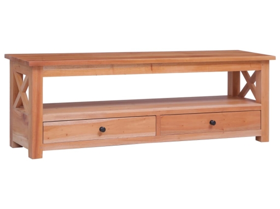 Έπιπλο τηλεόρασης από μασίφ μαόνι 120x30x40 εκ 