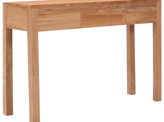 Τραπέζι κονσόλα από μασίφ ξύλο teak 110x35x75 εκ