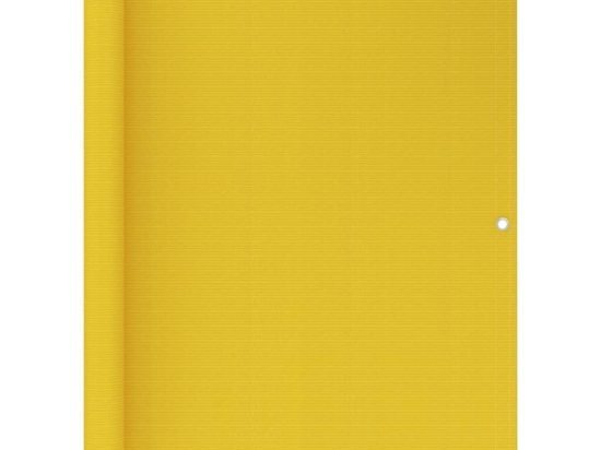 Διαχωριστικό Βεράντας Κίτρινο 120 x 600 εκ. από HDPE