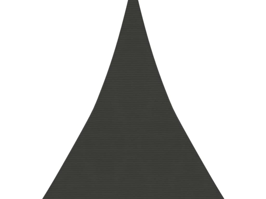 Πανί Σκίασης Ανθρακί 5 x 7 x 7 μ. από HDPE 160 γρ./μ²