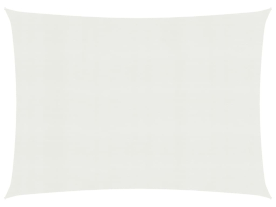  Πανί Σκίασης Λευκό 3,5 x 4,5 μ. από HDPE 160 γρ./μ²