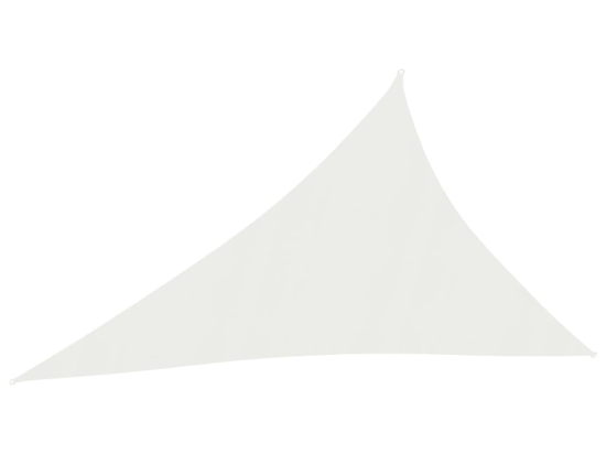  Πανί Σκίασης Λευκό 3 x 4 x 5 μ. από HDPE 160 γρ./μ²